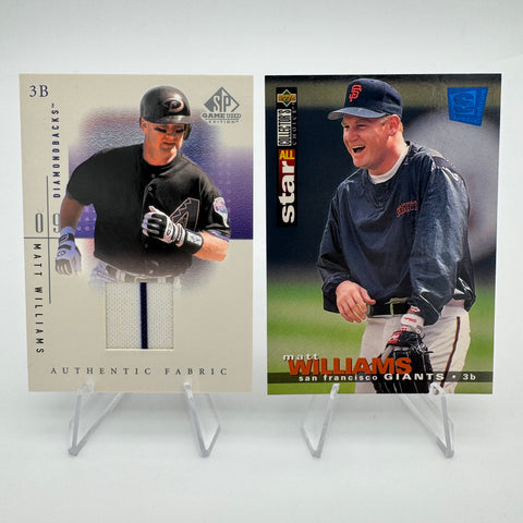 Matt Williams 2001 Upper Deck SP Game Used Authentic Fabric