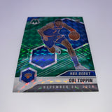 Obi Toppin 2020-21 Panini Mosaic RC Green Reactive Prizm