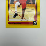 Jalen Green 2021-22 Donruss Rated Rookie Yellow Flood
