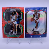 Bill Russell 2021-22 Panini Prizm Red Cracked Ice/75 Years Lot