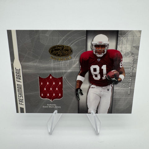 Anquan Boldin 2003 Leaf Certified Materials Freshman Fabric /1250