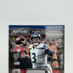 Russell Wilson 2019 Panini Playbook Fabled Fabric Prime /49