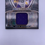 Justin Jefferson 2021 Panini Obsidian Galaxy Gear /75