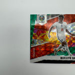 Bukayo Saka 2021 Mosaic UEFA Euro Give and Go Green Prizm