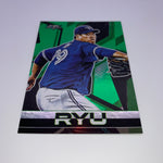 Hyun-Jin Ryu 2021 Topps Fire Green /199