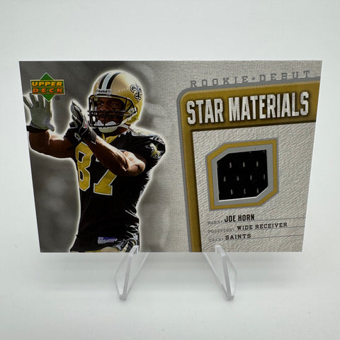 Joe Horn 2006 Upper Deck Rookie Debut Star Materials