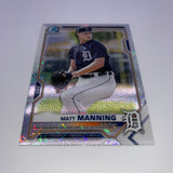 Matt Manning 2021 Bowman Chrome Mojo Refractor