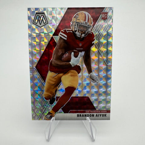 Brandon Aiyuk 2020 Panini Mosaic RC Silver Mosaic Prizm