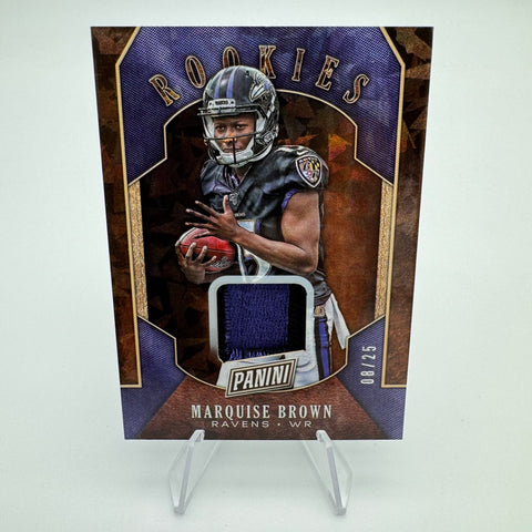 Marquise Brown 2019 Panini Black Friday RC Cracked Ice #’08/25