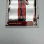 Jalen Green 2021-22 Donruss Rated Rookie Yellow Flood