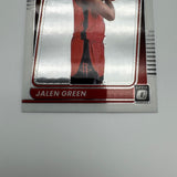 Jalen Green 2021-22 Donruss Rated Rookie Yellow Flood