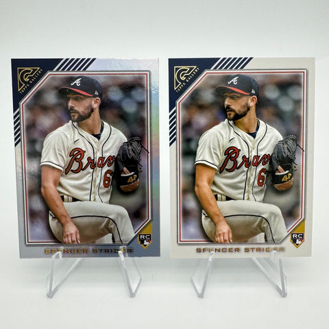 Spencer Strider 2022 Topps Gallery RC Rainbow Foil