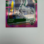 Jaylen Brown 2020-21 Panini Optic Pink Hyper Prizm