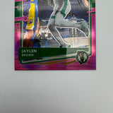 Jaylen Brown 2020-21 Panini Optic Pink Hyper Prizm