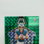 Will Shipley 2024 Panini Mosaic Rookies Green Mosaic Prizm