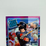Dansby Swanson 2017 Panini Optic Rated Rookie Purple Prizm