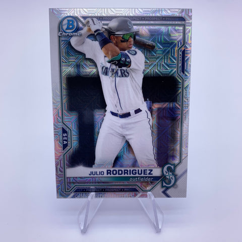 Julio Rodriguez 2021 Bowman Chrome Mega Mojo Refractor