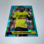 Youssoufa Moukoko 2021-22 Topps Merlin Aqua Refractor /199