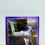 Tony Gonsolin 2022 Topps Chrome Update Purple Refractor
