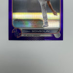 Tony Gonsolin 2022 Topps Chrome Update Purple Refractor
