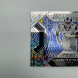Aaron Donald 2020 Panini Prizm Unstoppable No Huddle Disco Prizm