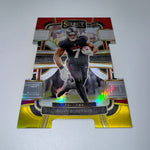 Bijan Robinson 2023 Panini Select RC Red Yellow Prizm Die Cut