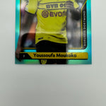 Youssoufa Moukoko 2021-22 Topps Merlin Aqua Refractor /199