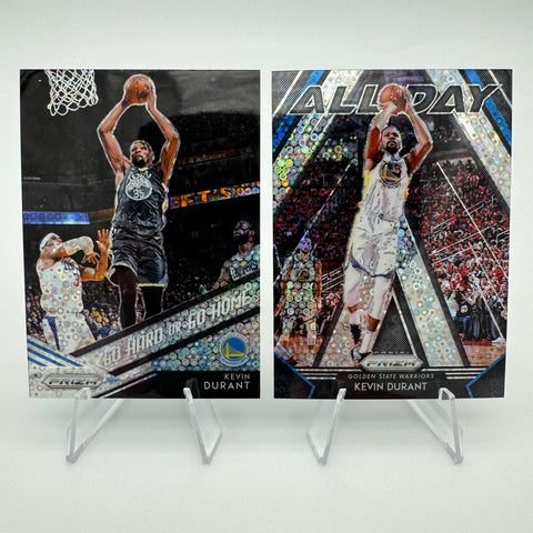 Kevin Durant 2018-19 Panini Prizm Fast Break Disco Prizm Insert Lot