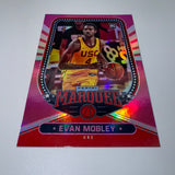 Evan Mobley 2021-22 Panini Chronicles Marquee Rookie Pink Foil