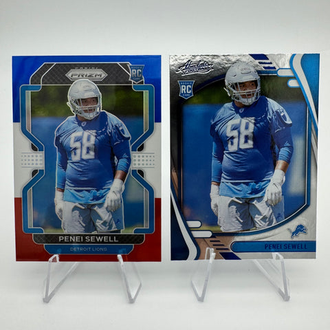 Penei Sewell 2021 Panini Prizm RC Red White Blue Prizm