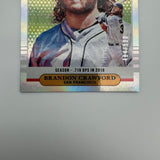 Brandon Crawford 2019 Panini Donruss Diamond Kings Stat Line /500
