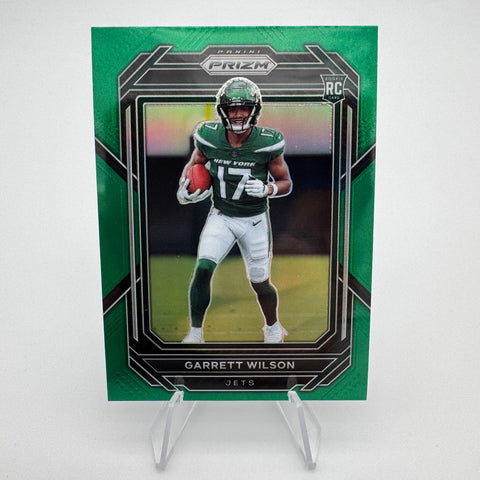 Garrett Wilson 2022 Panini Prizm RC Green Prizm
