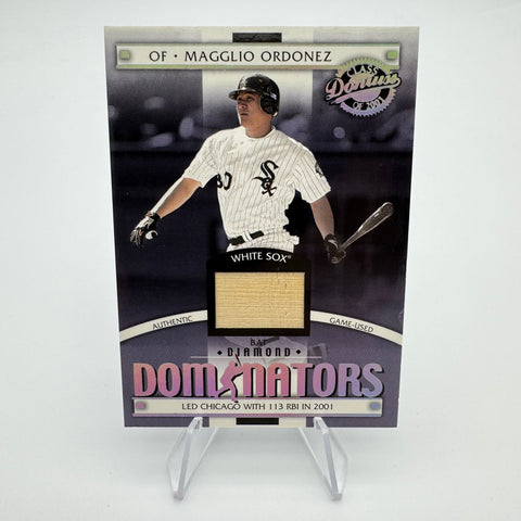 Magglio Ordonez 2001 Donruss Diamond Dominators Materials /250