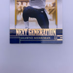 Shawne Merriman 2007 Donruss Gridiron Gear Next Gen Gold /100