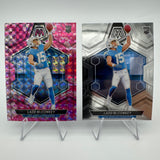 Ladd McConkey 2024 Panini Mosaic RC Pink Camo Prizm