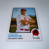 Hunter Greene 2022 Bowman Platinum RC Ice Foil