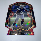 Michael Pittman Jr 2020 Panini Select RC Maroon Prizm Die Cut