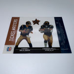 Marshall Faulk Mark Bulger 2004 Leaf Rookies & Stars Ticket Masters Bronze /1250