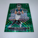 Will Shipley 2024 Panini Mosaic Rookies Green Mosaic Prizm