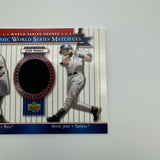 John Franco Derek Jeter 2002 Upper Deck Classic World Series Matchups Relic