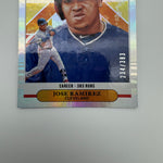 Jose Ramirez 2019 Panini Donruss Diamond Kings Stat Line /383