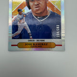 Jose Ramirez 2019 Panini Donruss Diamond Kings Stat Line /383