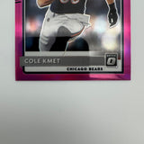 Cole Kmet 2020 Panini Optic Rated Rookie Pink Prizm
