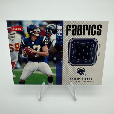 Philip Rivers 2006 Fleer Fabrics Relic