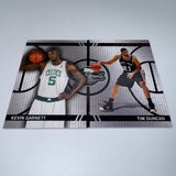 Kevin Garnett Tim Duncan 2008 Topps Co-Signers Changing Faces /899