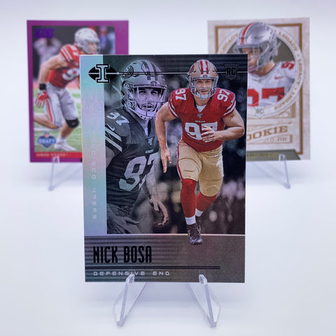 Nick Bosa 2019 Panini 3 Card Rookie Lot