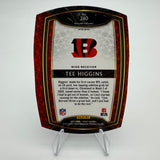 Tee Higgins 2020 Panini Select RC Red Prizm Die Cut