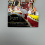 Patrick Mahomes 2023 Panini Select Club Level Die Cut Silver Prizm