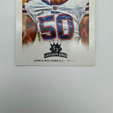 Greg Rousseau 2021 Panini Mosaic RC Orange Reactive Prizm
