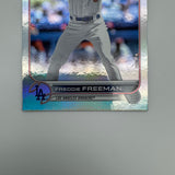 Freddie Freeman 2022 Topps Update Rainbow Foil